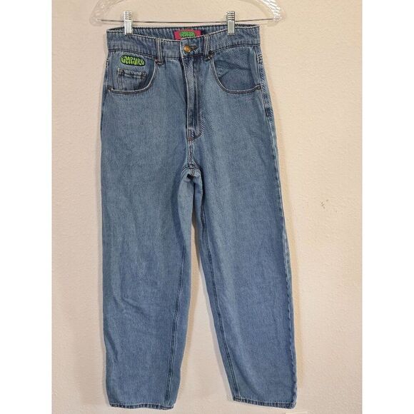 Vintage Empyre Tori Billie Wash Jeans High Waist Womens  Juniors Sz 3  Y2K Baggy - Picture 1 of 5